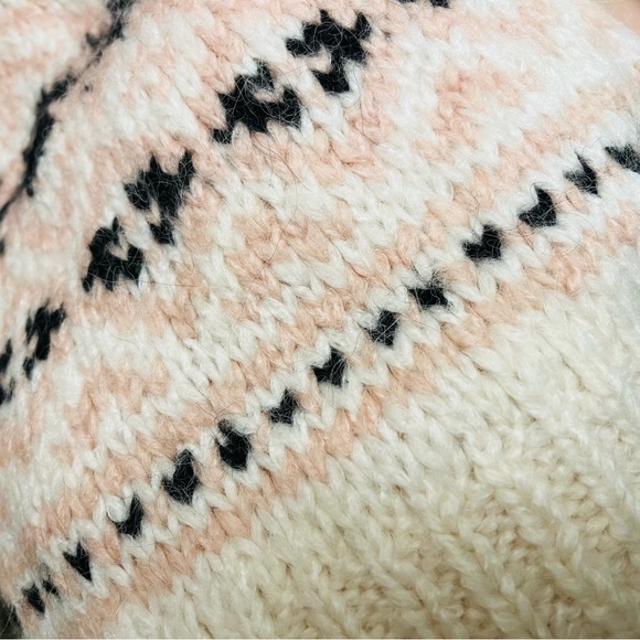 ZARA JACQUARD KNIT SWEATER WITH SIDE VENTS - Picture 11 of 12